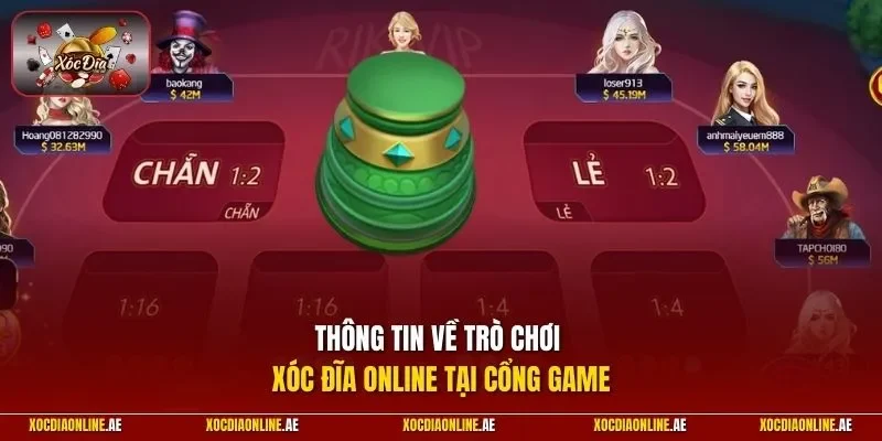Thông tin về trò chơi xóc đĩa online tại cổng game