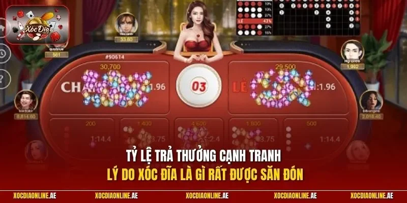  Tỷ lệ trả thưởng cạnh tranh lý do xóc đĩa là gì rất được săn đón